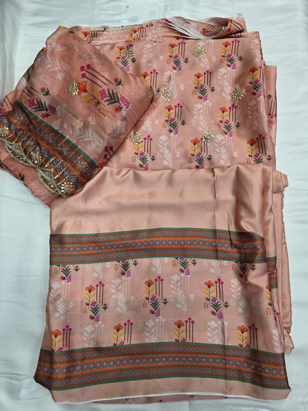 Embroidered Digital Printed Silk 🌸| Elegant Premium Collection