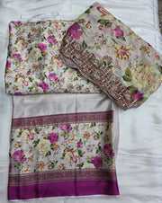 Embroidered Digital Printed Silk 🌸| Elegant Premium Collection