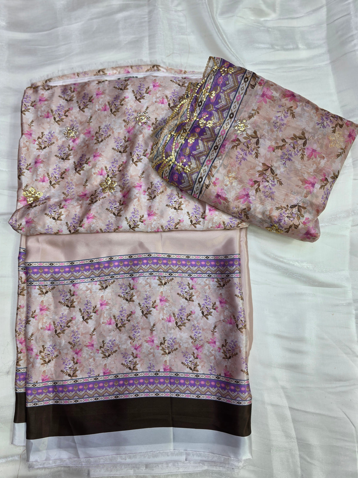 Embroidered Digital Printed Silk 🌸| Elegant Premium Collection