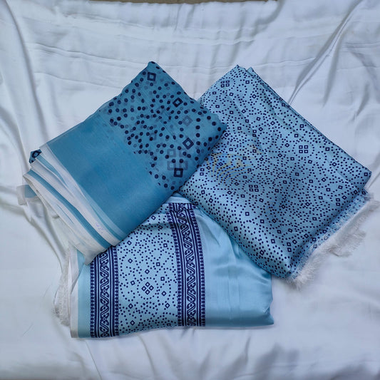 Chunri Print Digital Silk 11🌸 | Premium Collection 💫