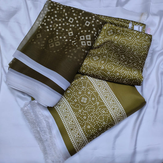 Chunri Print Digital Silk 12🌸 | Premium Collection 💫