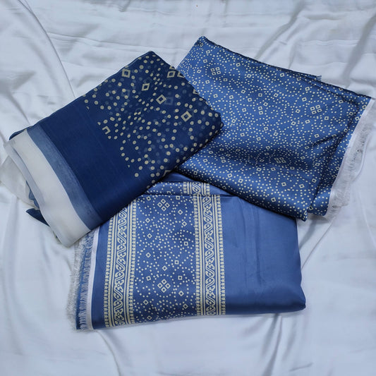 Chunri Print Digital Silk 13🌸 | Premium Collection 💫