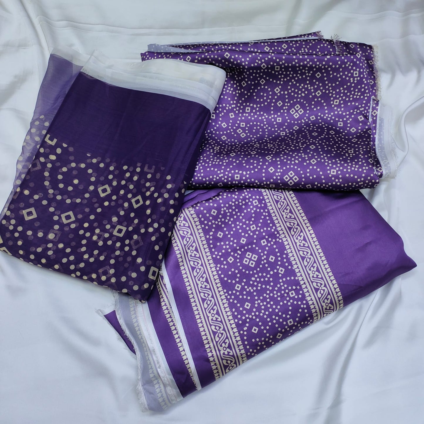 Chunri Print Digital Silk 15🌸 | Premium Collection 💫
