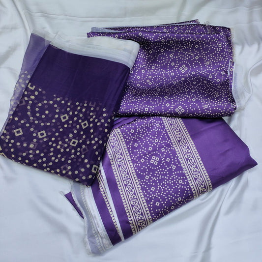 Chunri Print Digital Silk 15🌸 | Premium Collection 💫