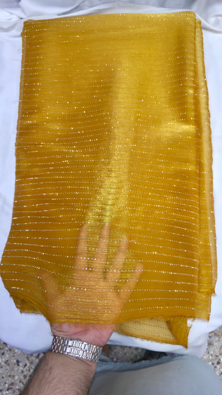 Nagh Shemar Chiffon | Stone Sheesha Silk