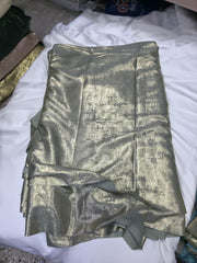 Arabic Shemar Velvet silk | French Shemar Velvet silk ( pistachio gold shine )