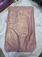 Arabic Shemar Velvet silk | French Shemar Velvet silk ( peach pink )