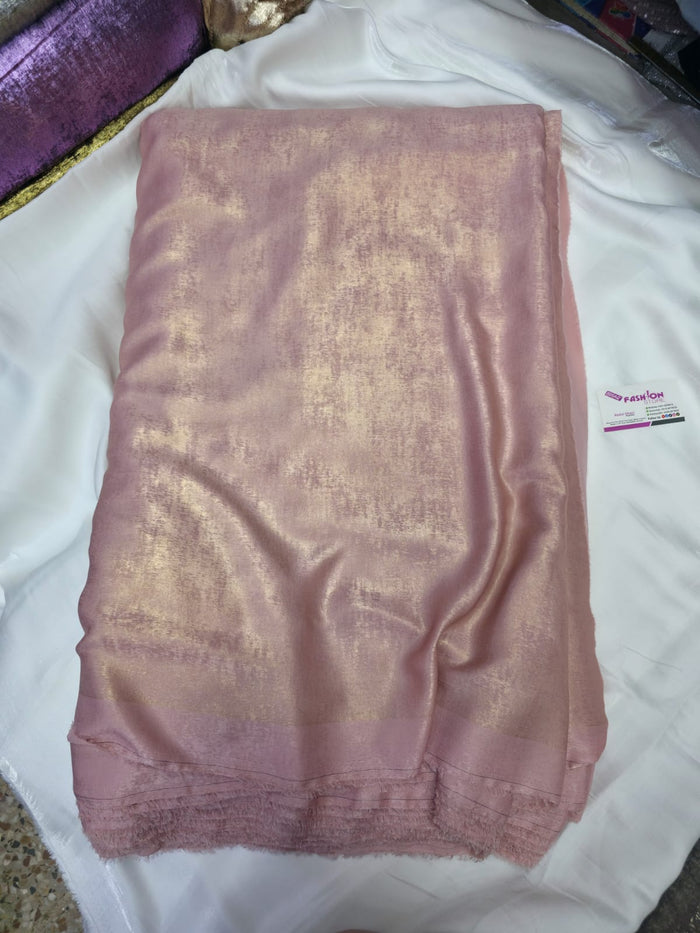 Arabic Shemar Velvet silk | French Shemar Velvet silk ( peach pink )