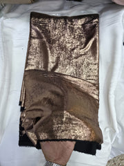 Arabic Shemar Velvet silk | French Shemar Velvet silk ( cooper on black base )