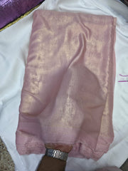Arabic Shemar Velvet silk | French Shemar Velvet silk ( peach pink )