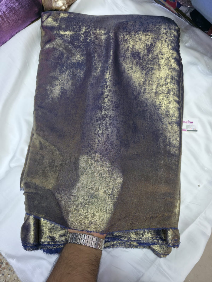Arabic Shemar Velvet silk | French Shemar Velvet silk ( navy blue )