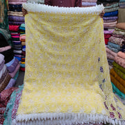 Cut work Qurishia on creap 4pc suit with 8 colours
