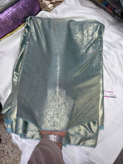 Arabic Shemar Velvet silk | French Shemar Velvet silk ( sea green )