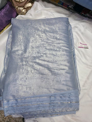 Arabic Shemar Velvet silk | French Shemar Velvet silk ( ice blue )