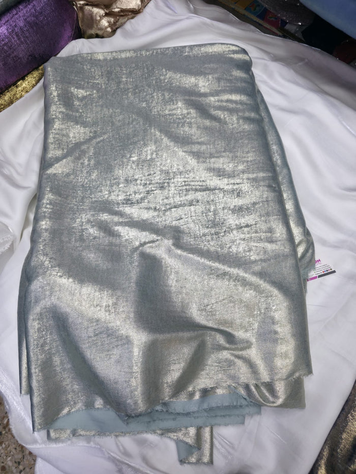 Arabic Shemar Velvet silk | French Shemar Velvet silk ( seag green )