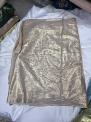 Arabic Shemar Velvet silk | French Shemar Velvet silk ( mate gold )