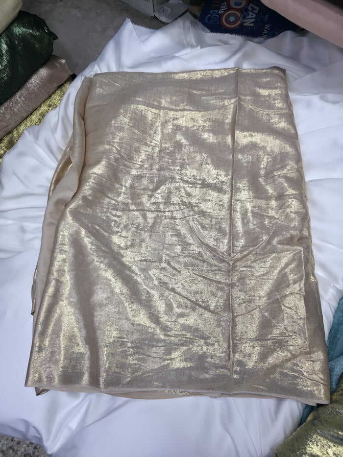 Arabic Shemar Velvet silk | French Shemar Velvet silk ( mate gold )