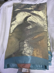 Arabic Shemar Velvet silk | French Shemar Velvet silk ( dark sea green )