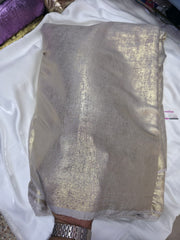 Arabic Shemar Velvet silk | French Shemar Velvet silk ( Smoke off white )