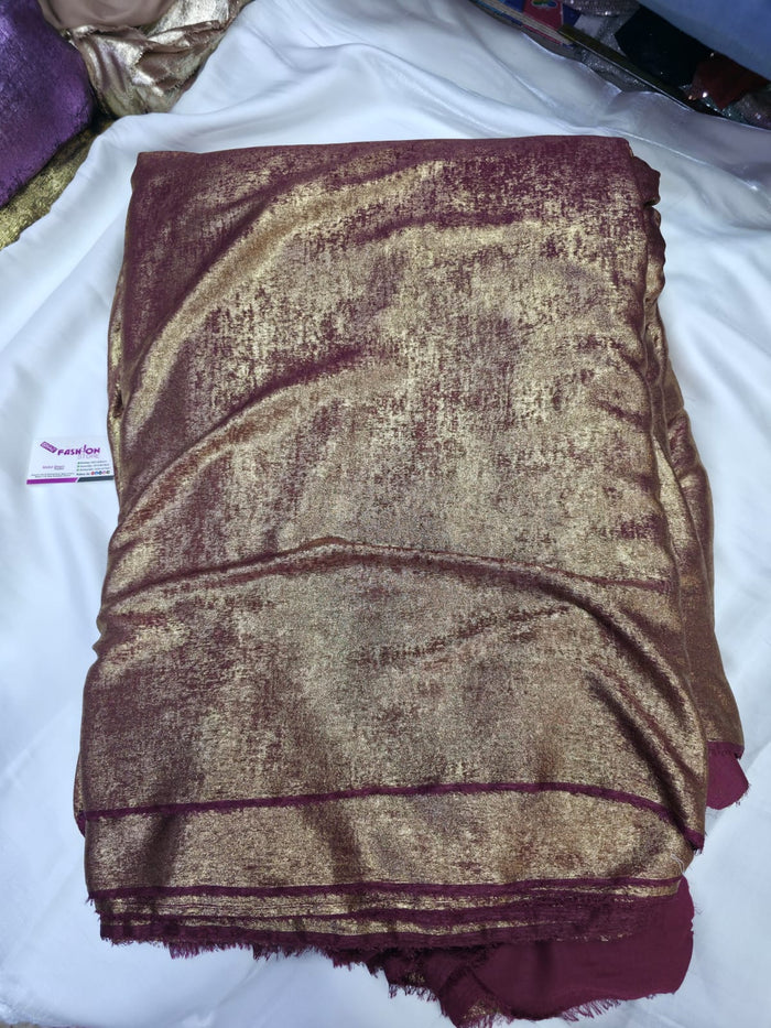 Arabic Shemar Velvet silk | French Shemar Velvet silk ( mehroon )