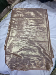 Arabic Shemar Velvet silk | French Shemar Velvet silk (peach dark gold )