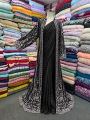 Gown style fancy saree