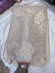 Arabic Shemar Velvet silk | French Shemar Velvet silk ( off white )